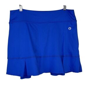 Dona Jo Skort Royal Blue Ruffle Tennis Golf Athletic Pickleball Skirt Women's 3